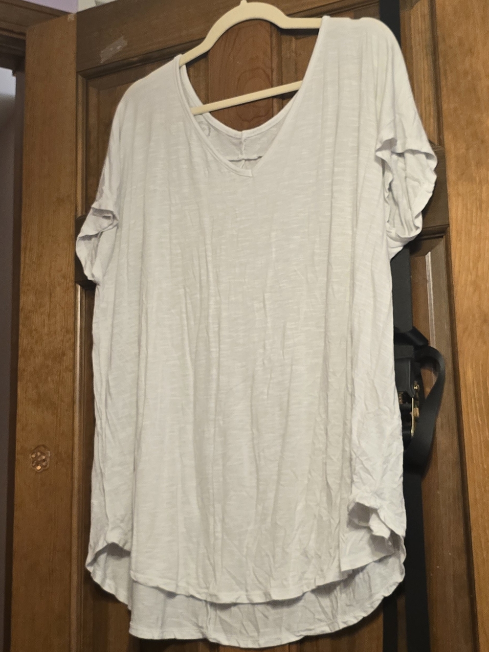 Women's V-Neck Short Sleeve Tunic